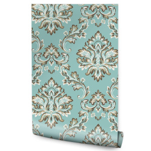 Tapeta Do Salonu ORNAMENTY Styl Barokowy Ozdoba 53x1000