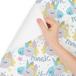 Tapeta dla dzieci – Magiczne śpiące jednorożce