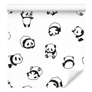 Tapeta do pokoju dziecka misie pandy zwierzęta