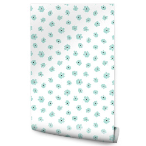 Tapeta Do Jadalni Delikatne Drobne KWIATY Natura 53x1000
