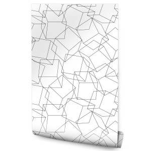 Tapeta GEOMETRYCZNA Do Salonu Minimalizm Efekt 3D 53x1000