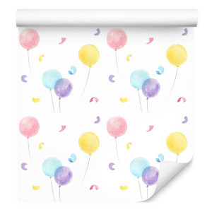 Tapeta ścienna do pokoju dziecka kolorowe balony