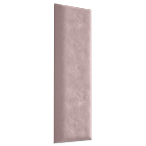 Panele tapicerowane 60x15 na ścianę prostokąt różowy