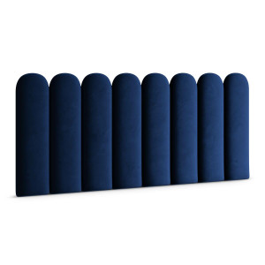Panele tapicerowane 20x60 cm na ścianę płotek granatowy magic velvet