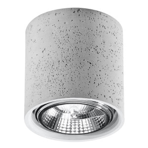 Plafon CULLO 140 beton 14x14x14cm owoczesna lampa GU10 do salonu
