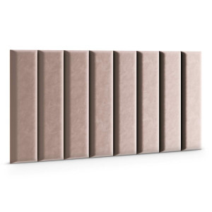 Panele tapicerowane 60x15 na ścianę magic velvet pudrowy róż