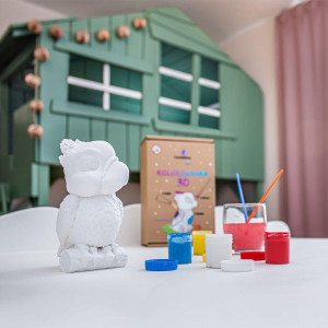 Kolorowanka 3D Funny Parrot