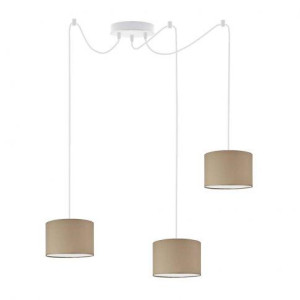 Lampa wisząca WAIKIKI W3 200x17,5x12 cm do salonu z regulacją beżowa