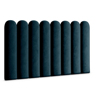 Panele tapicerowane 20x80 cm na ścianę niebieski