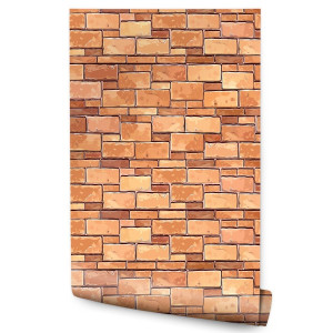 Tapeta Do Przedpokoju Beżowy KAMIEŃ Łupek Mur 3D