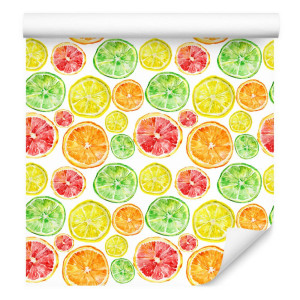 Tapeta do jadalni owoce cytryny pomarańcze limonki
