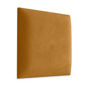 Panele tapicerowane 30x30 cm na ścianę kwadrat żółty