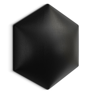 Panele tapicerowane 35x40 cm na ścianę hexagon grafitowy