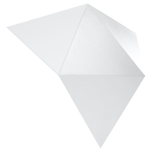 Kinkiet SOLIDO biały 25x8x27cm nowoczesny G9 do salonu
