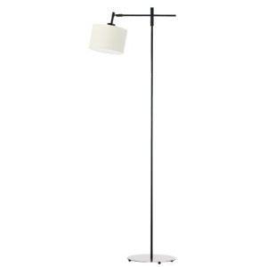 Ruchoma lampa podłogwa  z abażurem SERES
