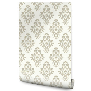 Tapeta Na Korytarz Jasne ORNAMENTY Królewski Wzór