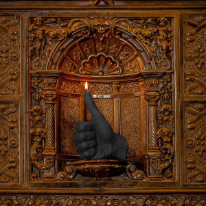 Świeca Hand OK Black Matt
