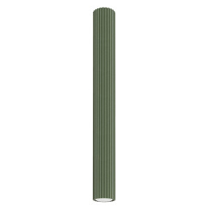 Plafon KARBON 60 zielony oliwkowy 60x6.5x6.5cm 1xGU10