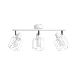 Plafon BELUCI 3 biały 19x17x48cm E14 nowoczesna lampa do salonu