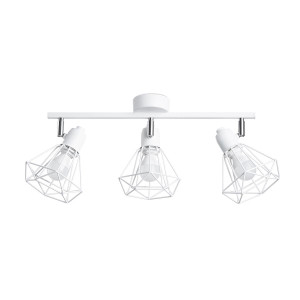 Plafon ARTEMIS 3 biały 19x17x52cm E14 nowoczesna lampa do salonu