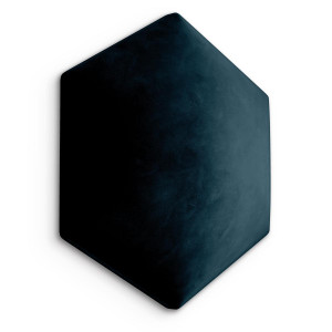 Panele tapicerowane 26x30 cm na ścianę hexagon granatowy