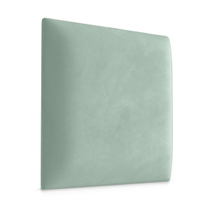 Panele tapicerowane 30x30 na ścianę wezgłowie miętowy