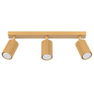 Lampa KARBON 3L 16.5x6.5x45cm nad łóżkiem do sypialni salonu garderoby salonu złoty