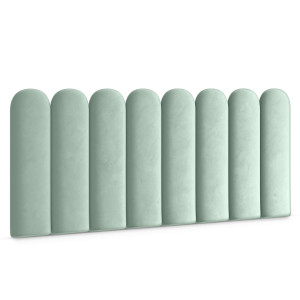 Panele tapicerowane 30x80 cm na ścianę płotek wezgłowie miętowy