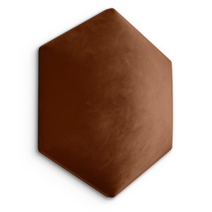 Panele tapicerowane 26x30 cm na ścianę hexagon miodowy
