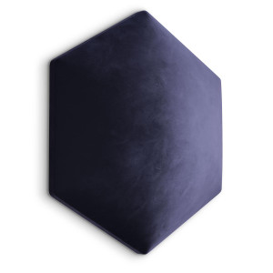 Panele tapicerowane  26x30 cm hexagon magic velvet lawendowy