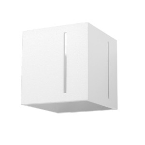 Kinkiet PIXAR biały 10x12x10cm nowoczesny G9 do salonu