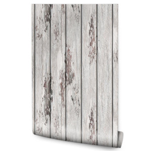 Tapeta Szare DESKI Drewno w Stylu Skandynawskim 3D 53x1000