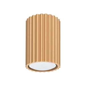 Plafon Karbon 10x6.5x6.5cm do sypialni salonu złoty