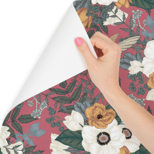 Tapeta – Kolibry na kolorowym tle