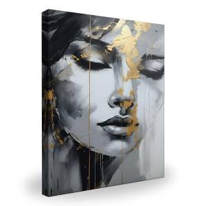 Obraz Do Salonu KOBIECA Twarz Abstrakcja 80x120cm