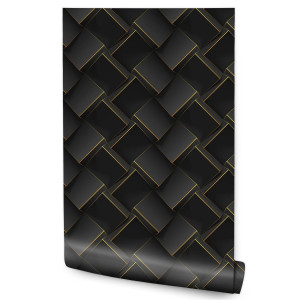 Tapeta Geometryczne KSZTAŁTY Kostki do Salonu 3D