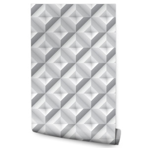 Tapeta Do Salonu Wzór Geometryczny ABSTRAKCJA 3D