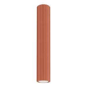 Plafon Karbon 40x6.5x6.5cm do sypialni salonu ochra czerwona