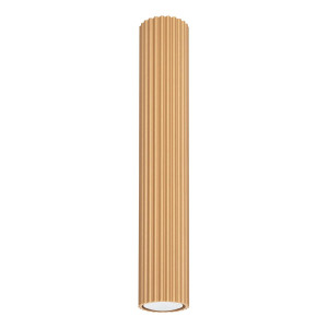 Plafon KARBON 40 złoty 40x6.5x6.5cm 1xGU10