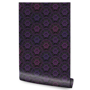 Tapeta do Biura KOLOROWE Geometryczne Ornamenty 3D