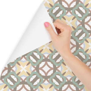 Tapeta geometryczne ornamenty, dekoracja w nowoczesnym stylu