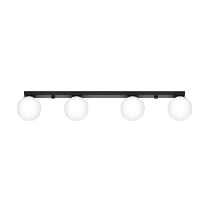 Plafon YOLI 4 czarny 14.5x12x88cm G9 nowoczesna lampa do salonu