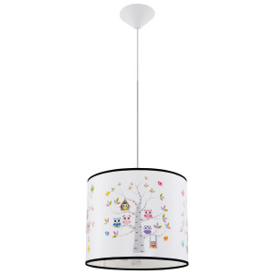 Lampa wisząca OWLS 40 82x40x40cm nowoczesna E27 do salonu