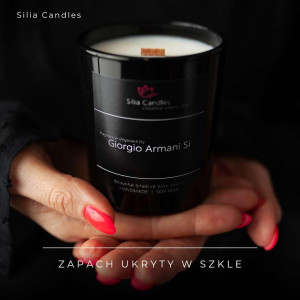 Świeca sojowa zapachowa - Giorgio Armani. HandMade