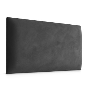 Panele tapicerowane 60x30 cm na ścianę prostokąt grafitowy