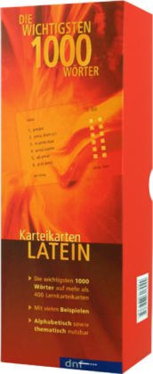 GEBRAUCHT Karteikarten. Die wichtigsten 1000 Wörter Latein - Preis vom 10.06.2026 05:35:22 h