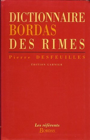 Editions Garnier Dictionnaire De Rimes
