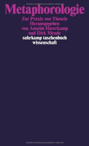 Anselm Haverkamp Metaphorologie: Zur Praxis Von Theorie (Suhrkamp Taschenbuch Wissenschaft)