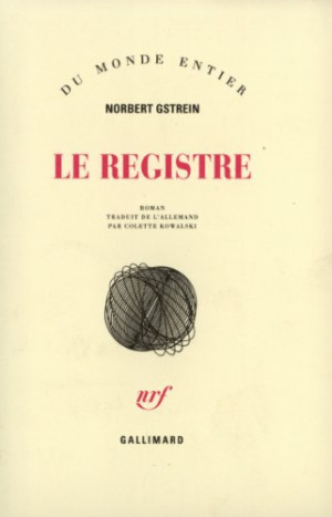 Norbert Gstrein Le Registre