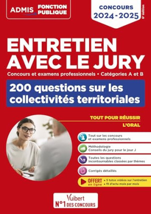 Fabienne Geninasca - GEBRAUCHT Entretien avec le jury : concours et examens professionnels, catégories A et B : 200 questions sur les collectivités